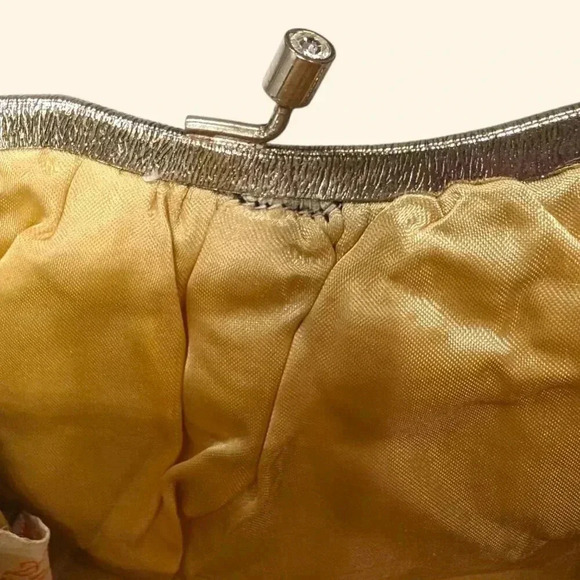 Vintage Navy & Silver Purse - Picture 6 of 6